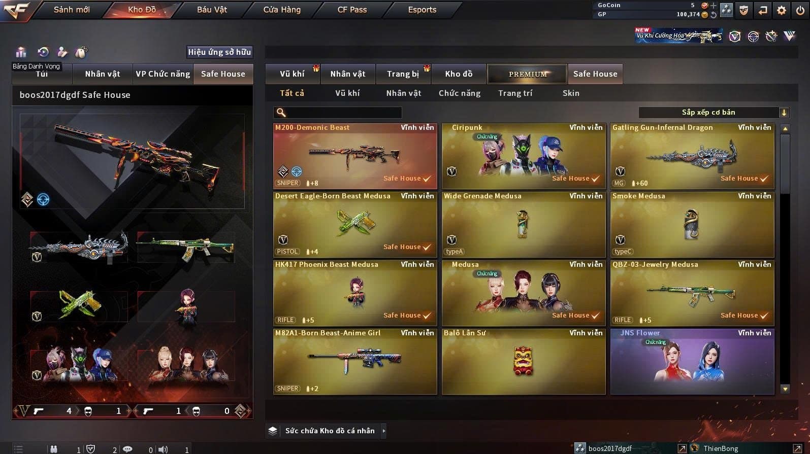 M200 ác quỷ, 6n vip, Ciripunk