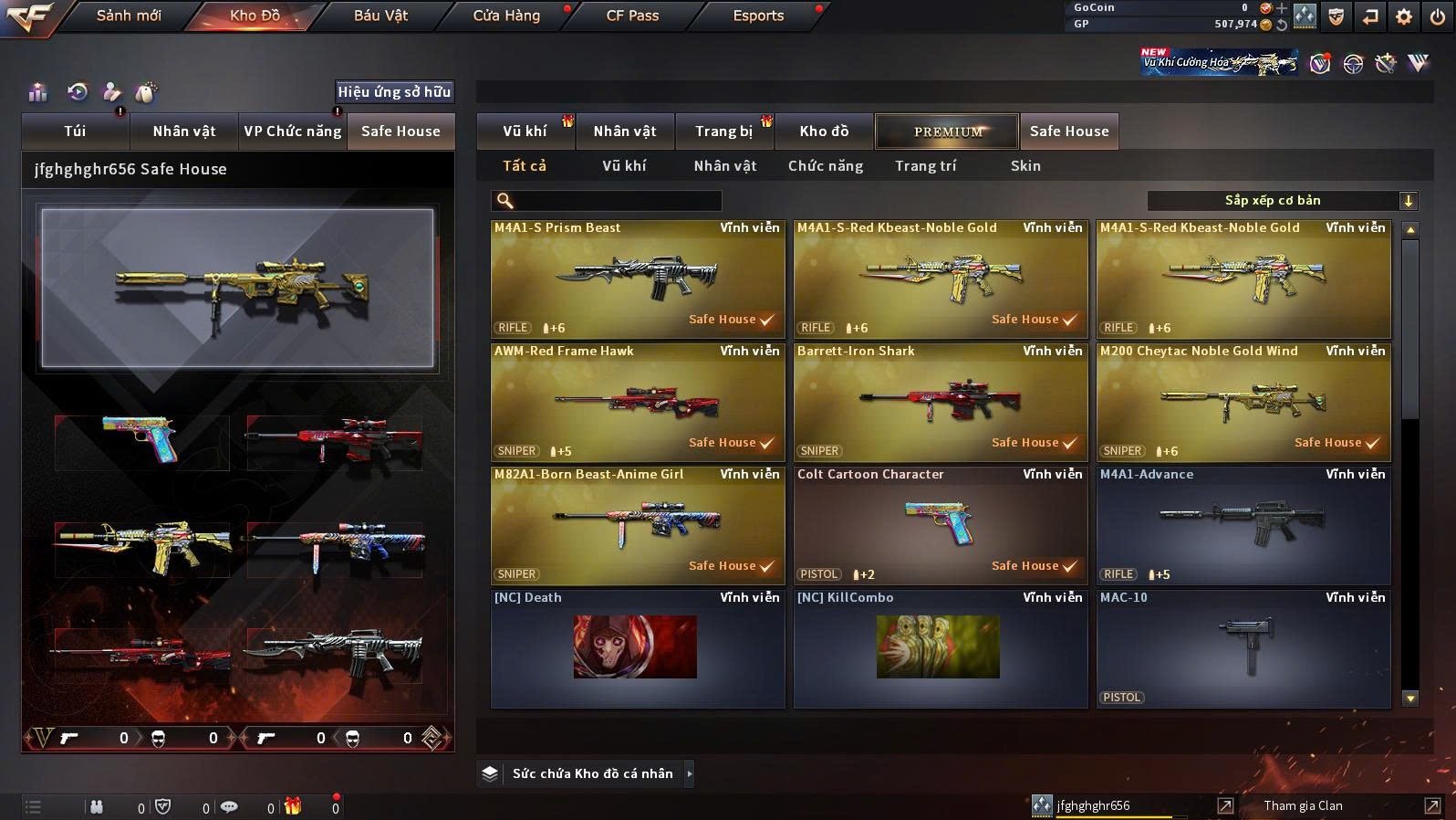M200 wind, M4 knife nbg